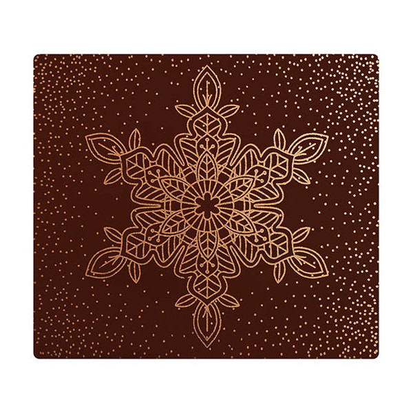 Ends of yule log Dark chocolate 'Snowflakes'