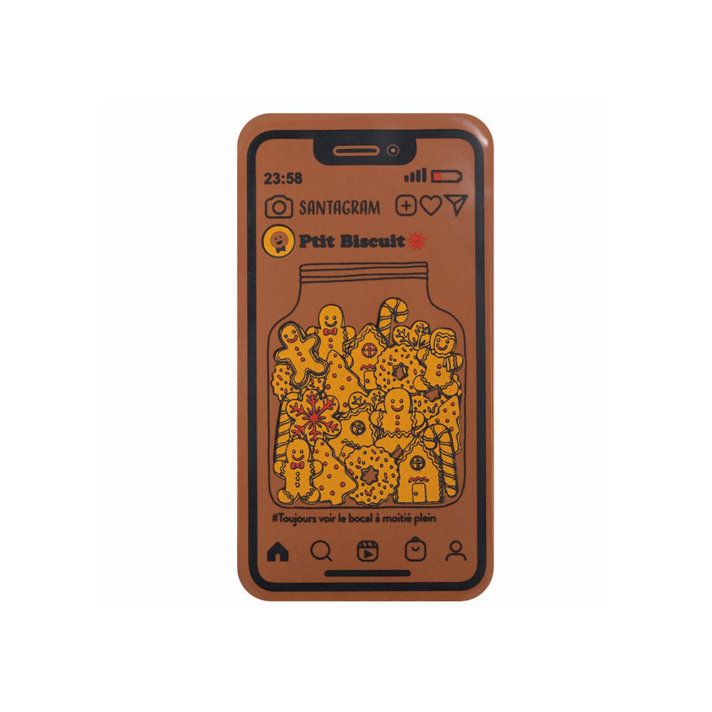 Feuilles imprimées 'P'tit biscuit' pour smartphones
