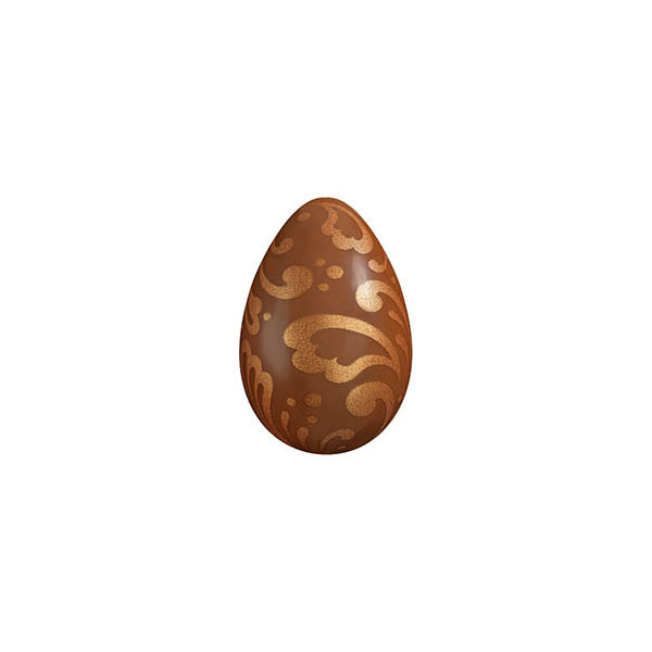 Œufs en chocolat au lait 'Paisley'