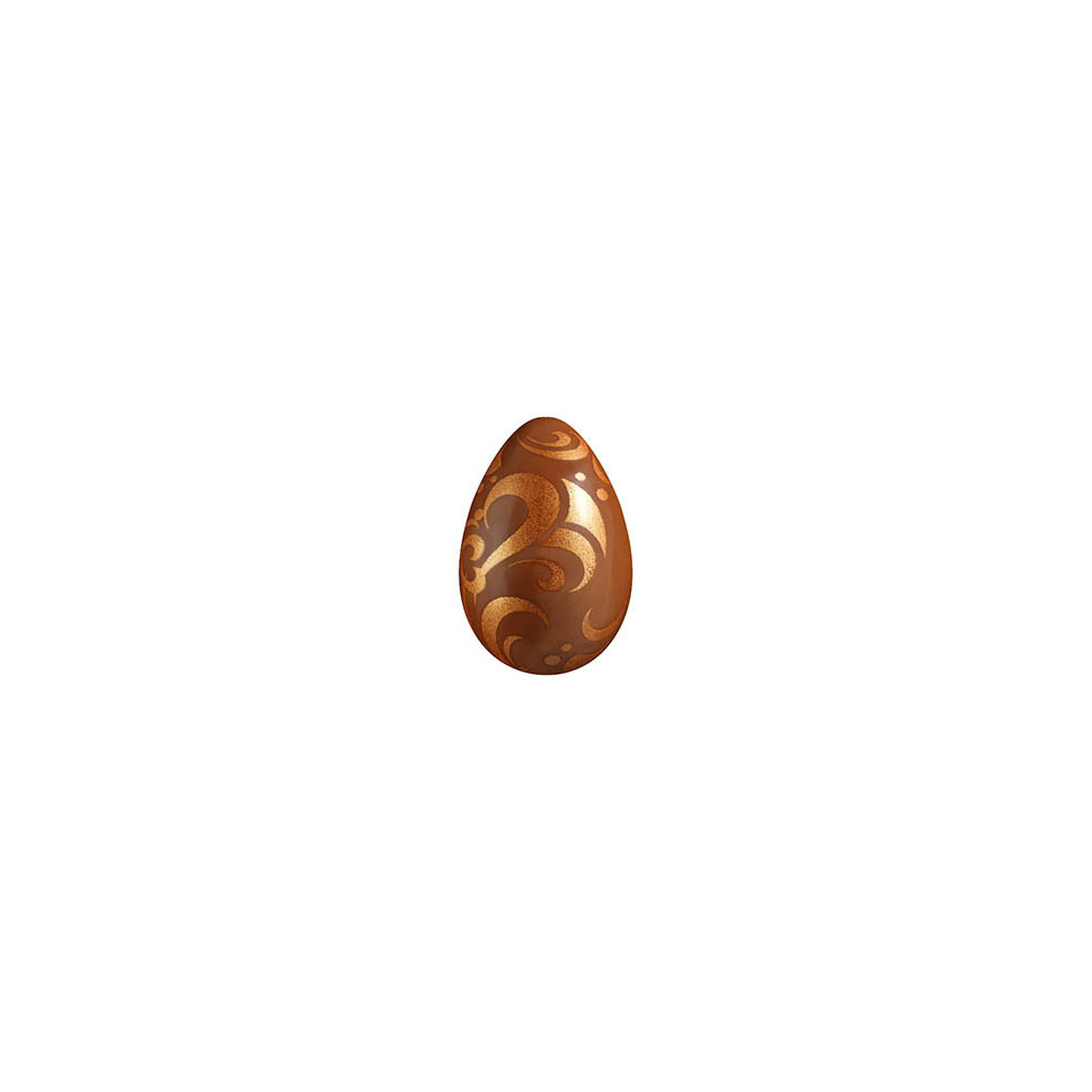 Œufs en chocolat au lait 'Paisley'
