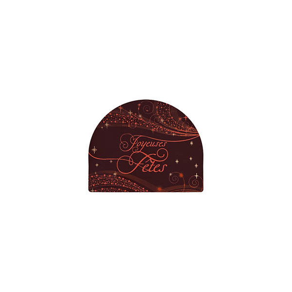 Small ends of yule log Dark chocolate 'Joyeuses fêtes'