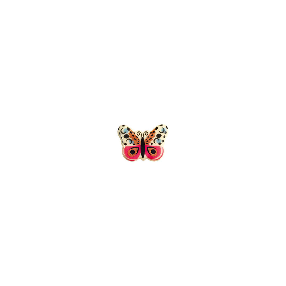 Papillons en chocolat blanc 'Rainbow'
