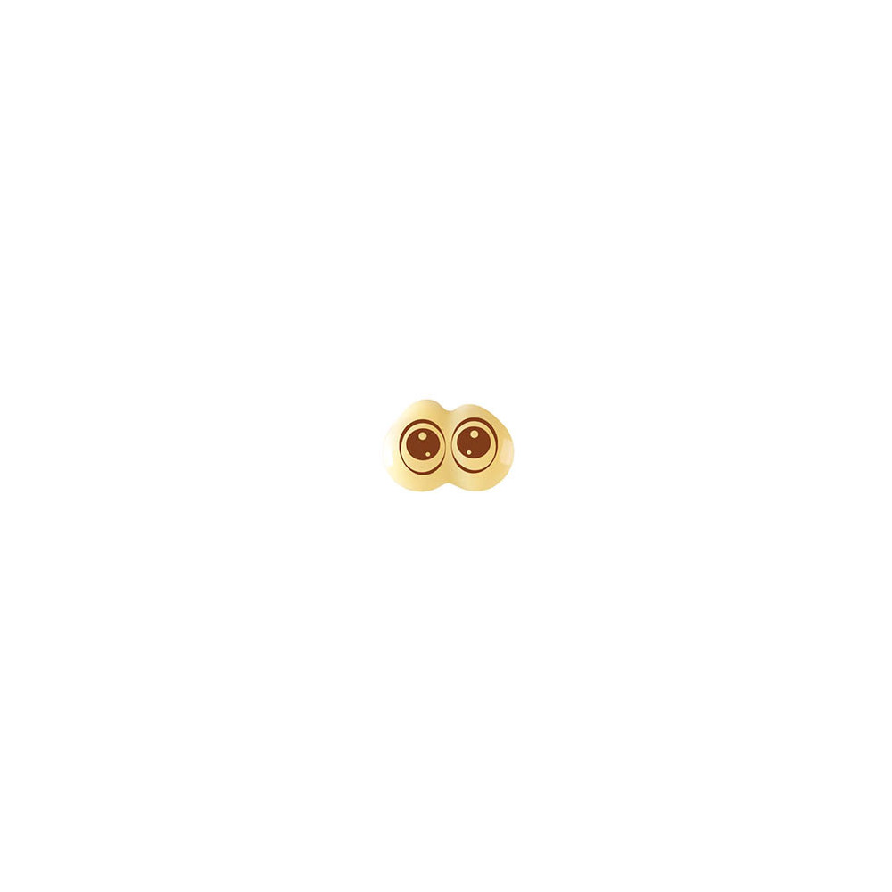 Yeux en chocolat blanc 'Cartoon'