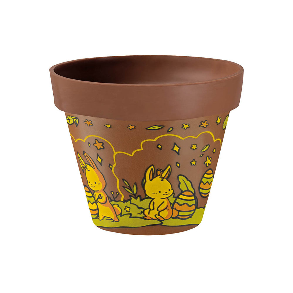 Transfer sheets 'Chasse aux œufs' for flower pot