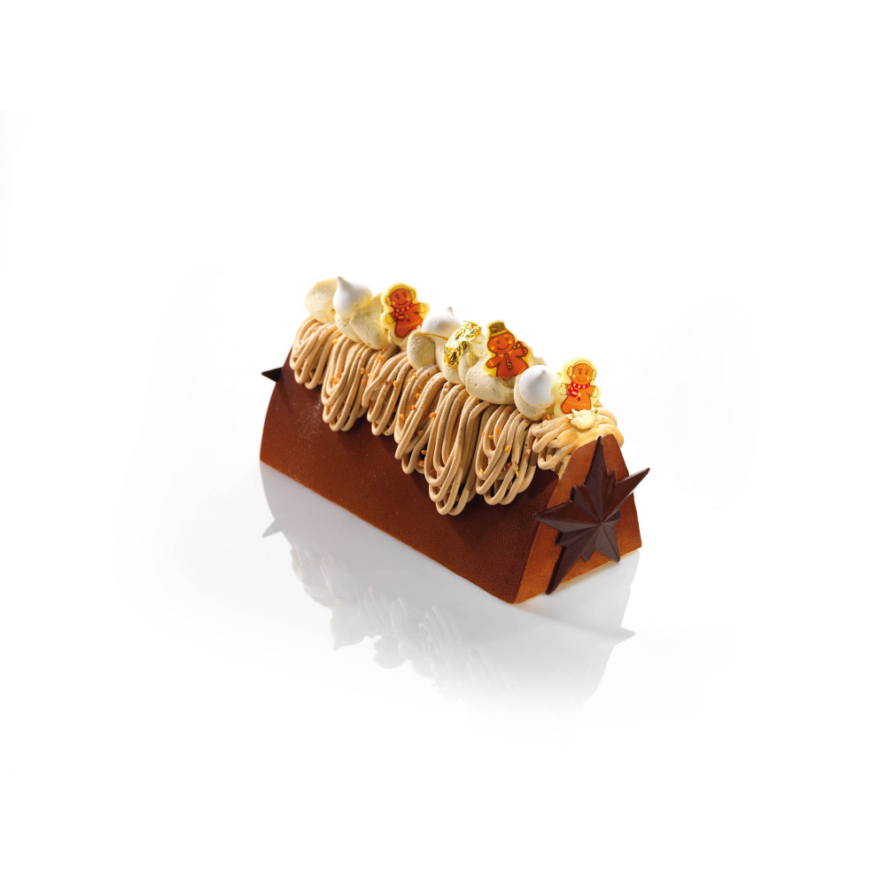 Yule log moulds 'Pyramide'