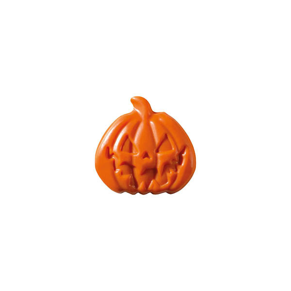 Citrouilles en chocolat noir et chocolaté coloré orange 'Jack'