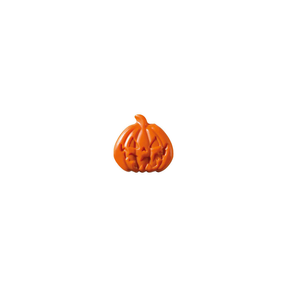 Pumpkins Dark chocolate and orange colored chocolate 'Jack'