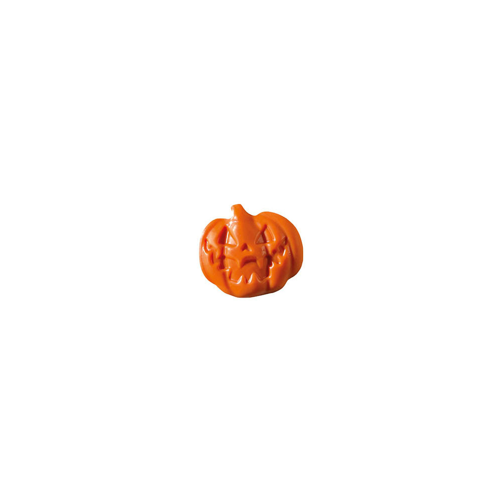 Citrouilles en chocolat noir et chocolaté coloré orange 'Jack'