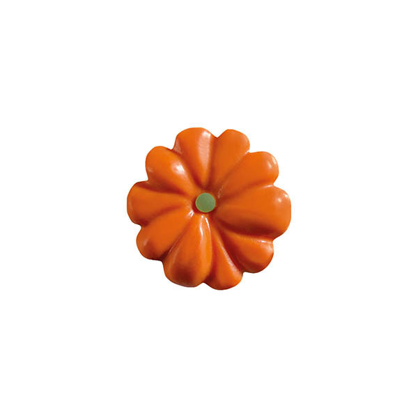 Chapeaux de citrouilles en chocolat coloré orange 'Cucurbitacée'