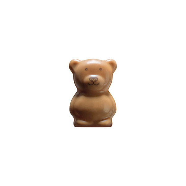 Oursons en chocolat blanc caramélisé 'Teddy' 3D