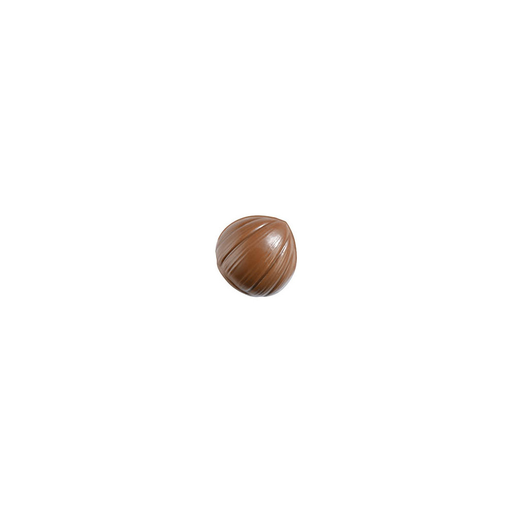 Hazelnuts Milk chocolate 'Striées' 3D