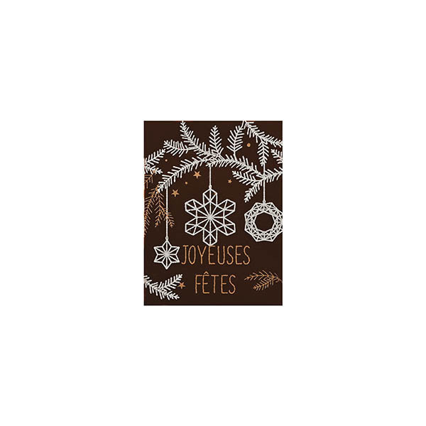 Rectangles Dark chocolate "Etoile de Noël"