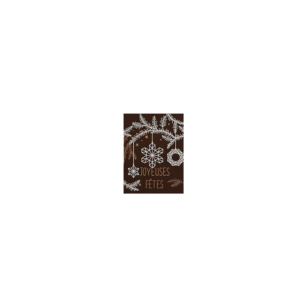Rectangles Dark chocolate "Etoile de Noël"