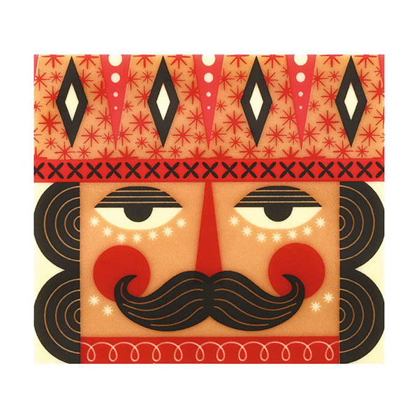 Embouts de bûche en chocolat blanc 'Nutcracker'