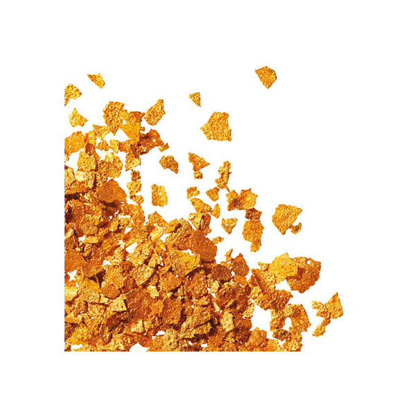 Golden crispy spangles