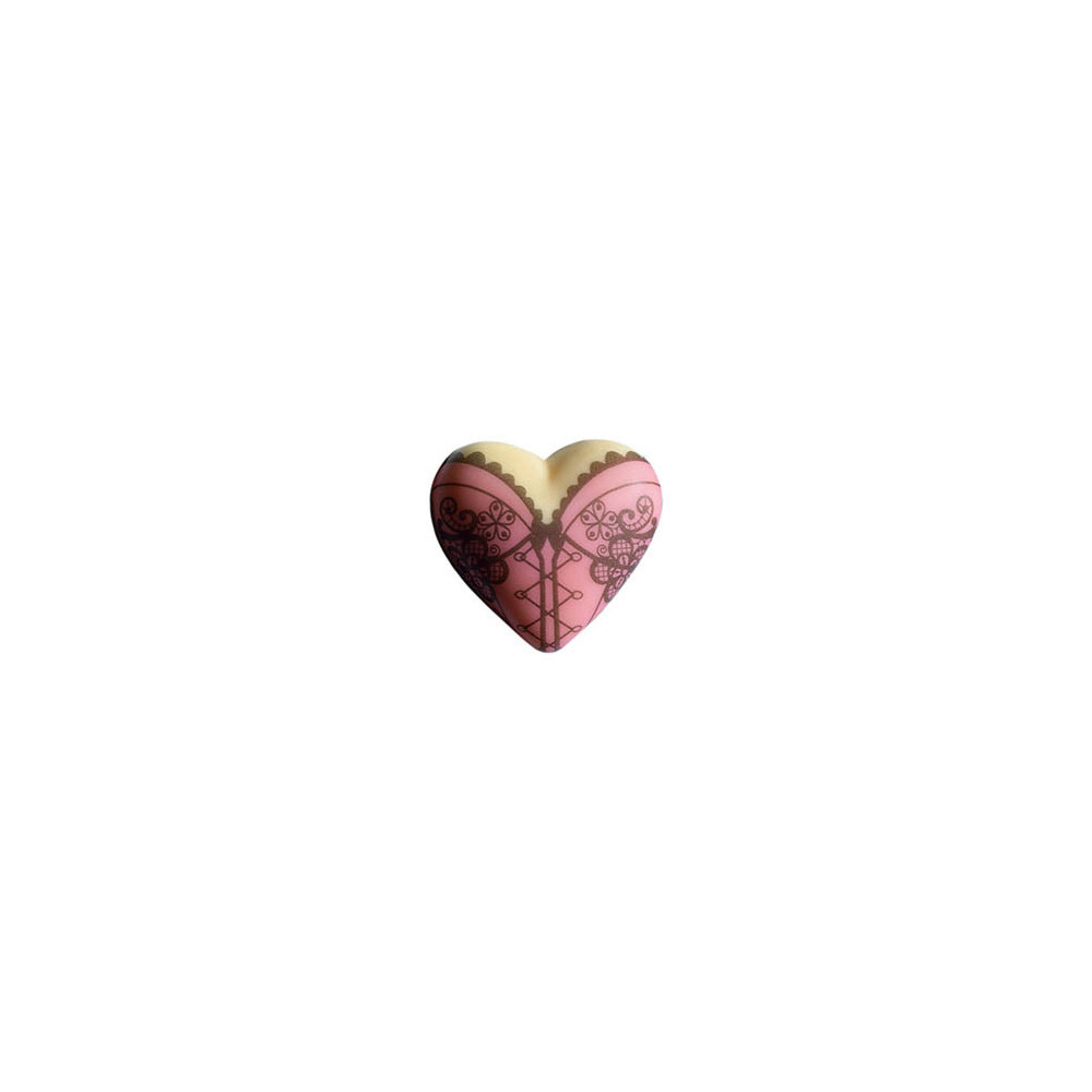 Hearts White chocolate "Lingerie"