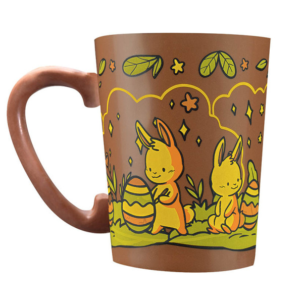 Feuilles imprimées 'Pâques joyeux' pour mugs