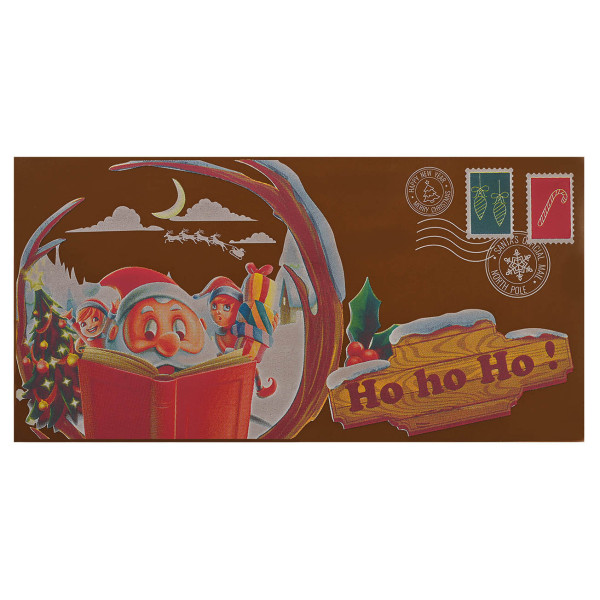Feuilles imprimées 'Ho Ho Ho' pour cartes et sachets