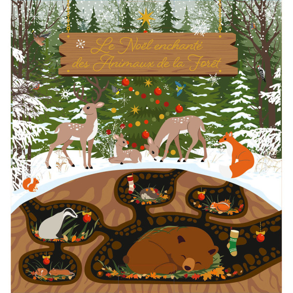 Calendriers de l'Avent 'Noël enchanté' à chocolater
