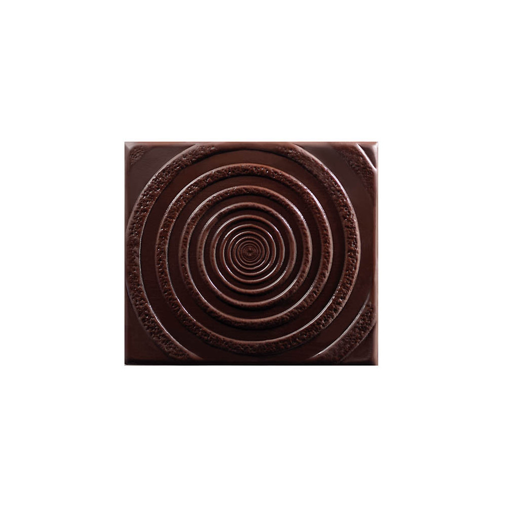 Embouts de bûche en chocolat noir 'Spirale'