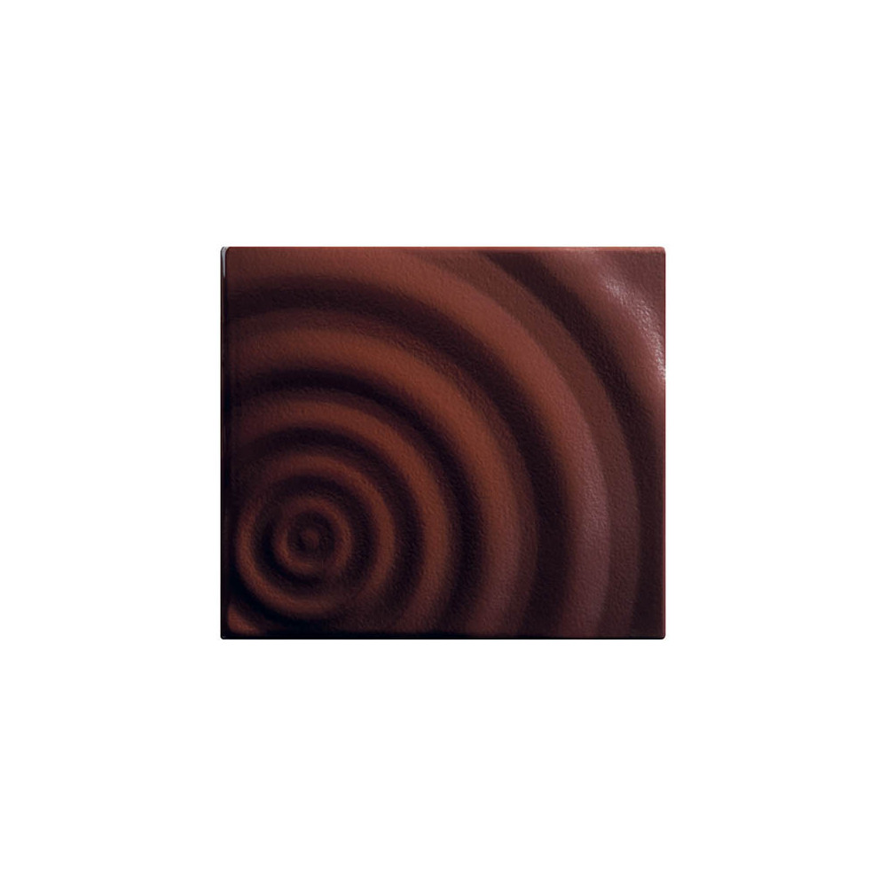 Embouts de bûche en chocolat noir 'Ondes'