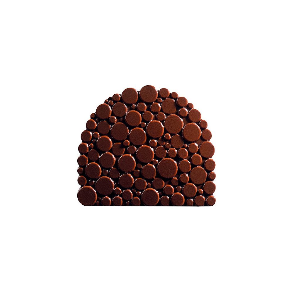 Embouts de bûche en chocolat noir 'Coupe'