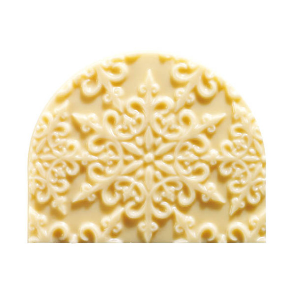 Ends of Yule log White chocolate "Flocon"