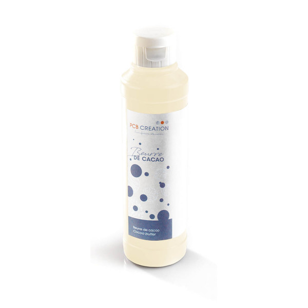 Beurre de cacao coloré naturel Blanc 200 g