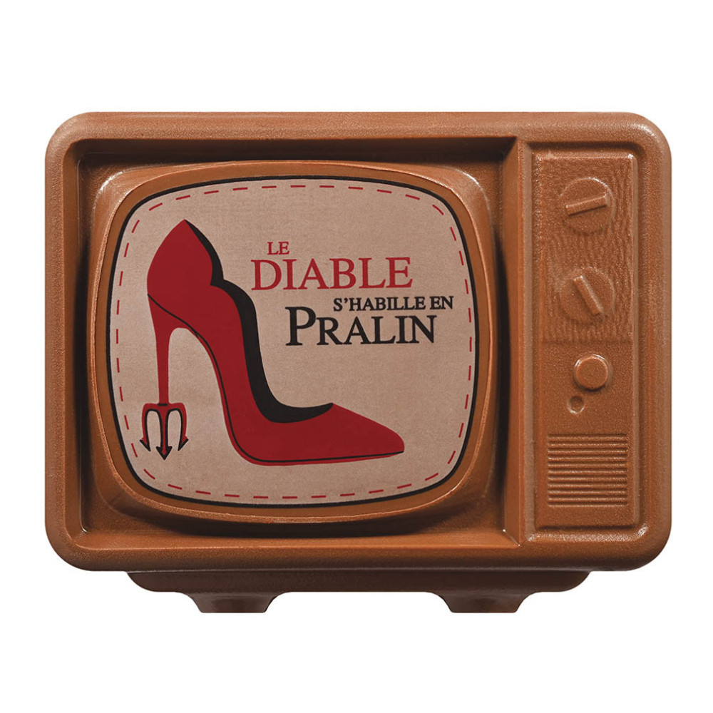 Feuilles imprimées pour Choc TV 'Le Diable s'habille en Pralin'