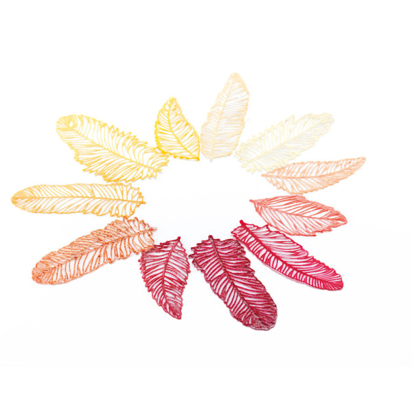 Tapis silicone 'Plumes'