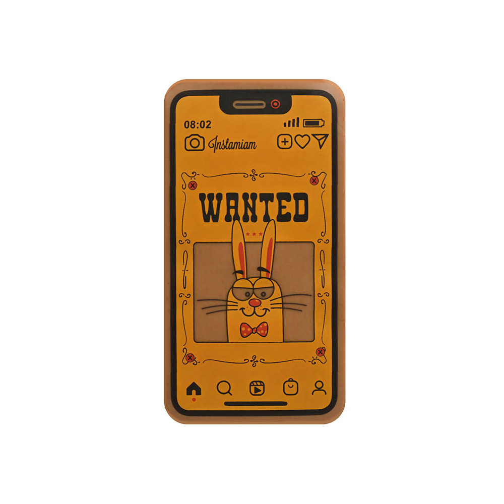 Feuilles imprimées 'Wanted' pour smartphones