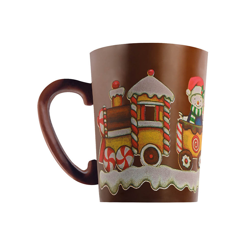 Transfer sheets "La ronde de Noël" for mugs