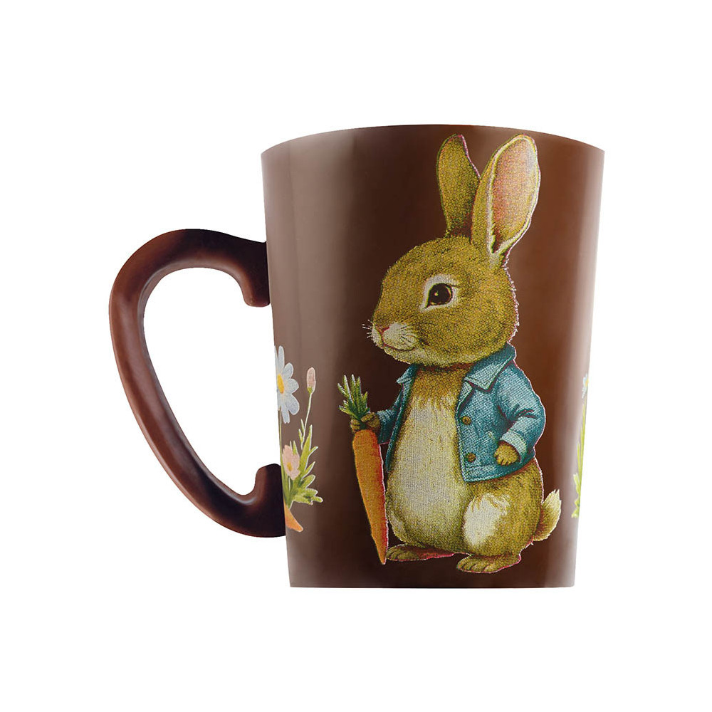 Feuilles imprimées 'Mon petit lapin' pour mugs