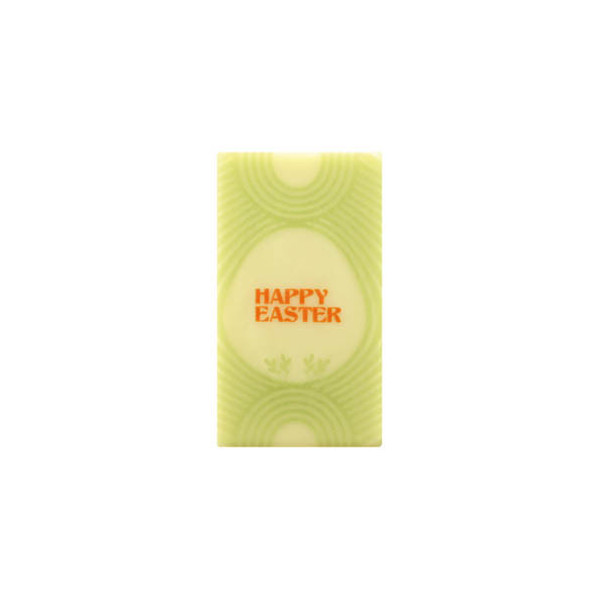 Rectangles en chocolat blanc 'Groovy Easter'