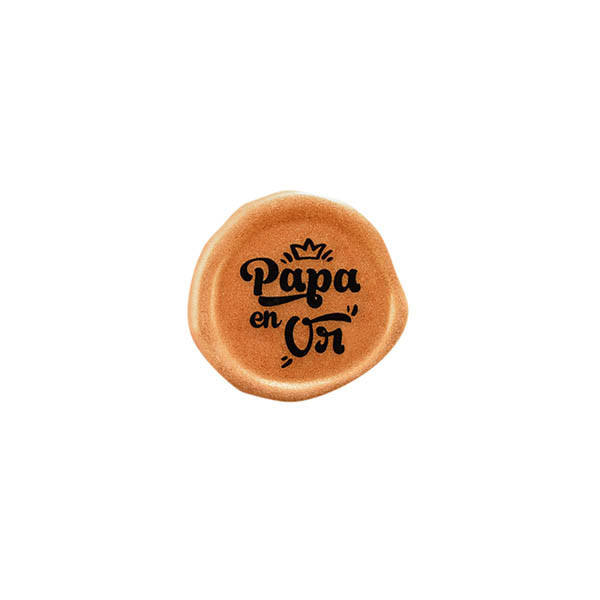 Cachets de cire en pâte à glacer 'Papa en Or'