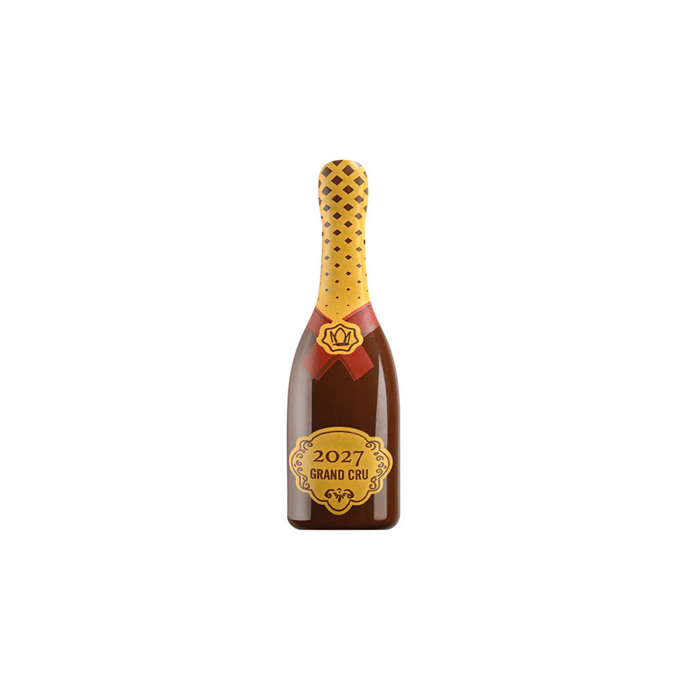 Bouteilles en chocolat noir 'Grand cru'