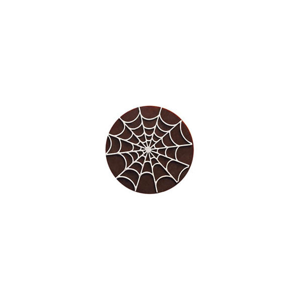 Rounds Dark chocolate embossed "Toile d'araignée"