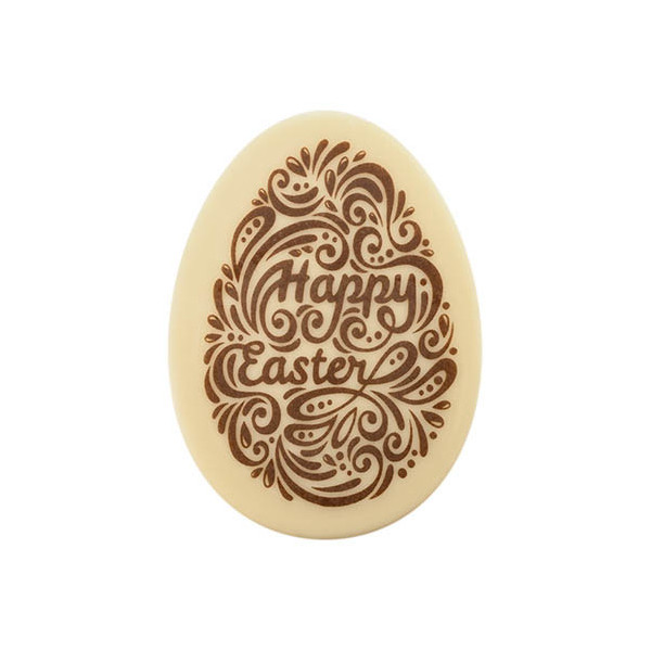Eggs White chocolate "Happy Easter"