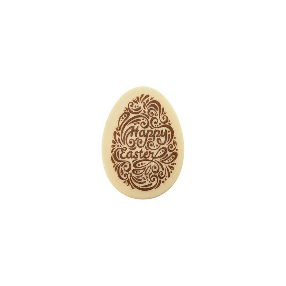 Eggs White chocolate "Happy Easter"