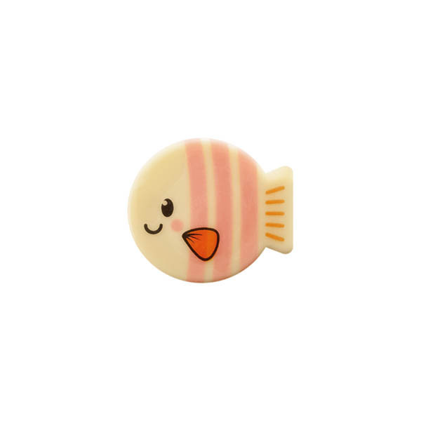 Poissons en chocolat blanc 'Mims'