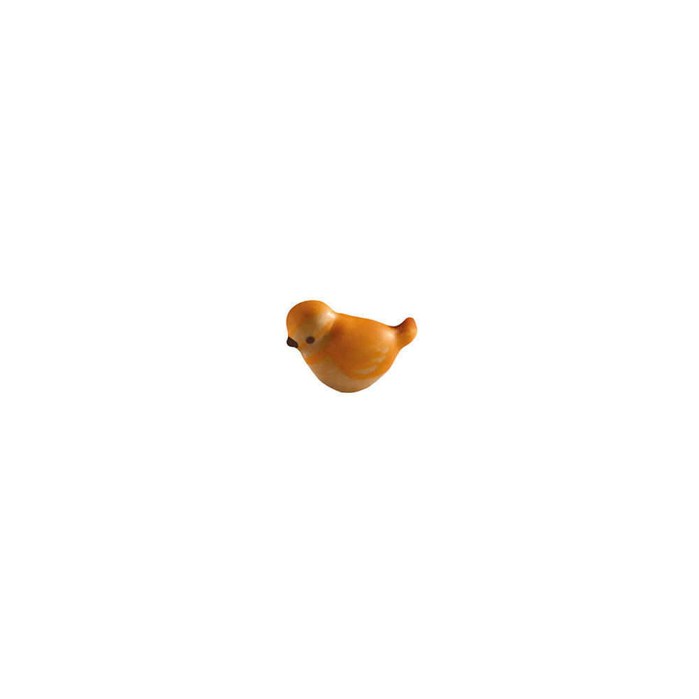 Oiseaux en chocolat blanc caramélisé 'Moineaux'