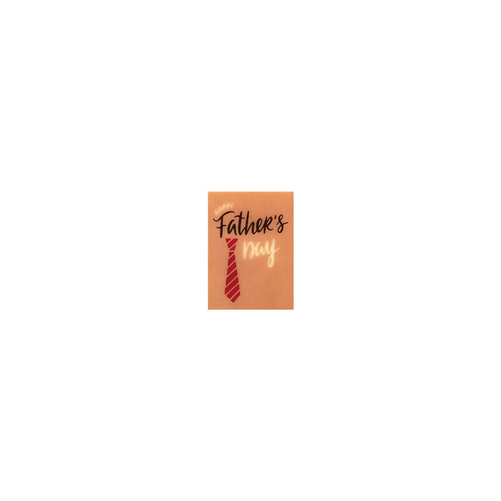 Rectangles en chocolat blanc 'Best Dad'