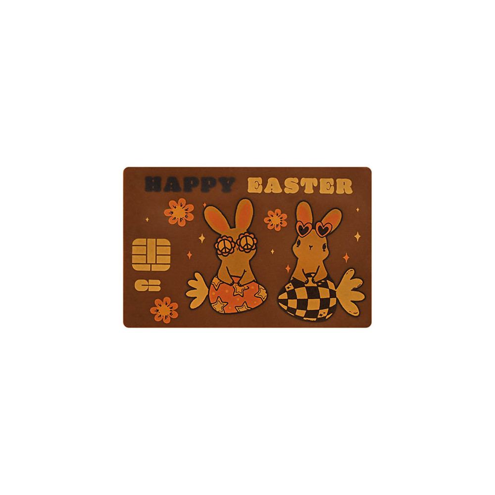 Credit cards Milk chocolate "Groovy Easter"