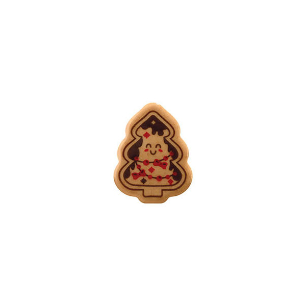 Decorations White caramelised chocolate "Biscuits gourmands"