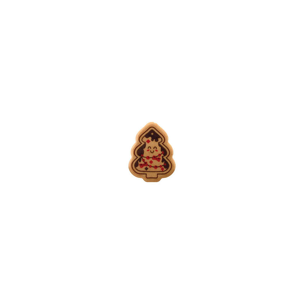 Decorations White caramelised chocolate "Biscuits gourmands"