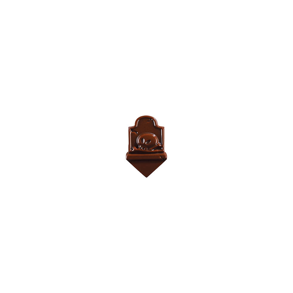 Petites pierres tombales en chocolat noir 'RIP'