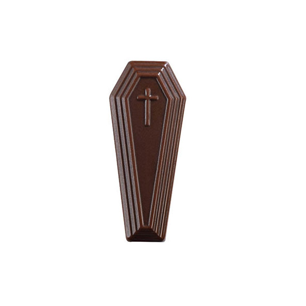 Dessus de cerceuil en chocolat noir