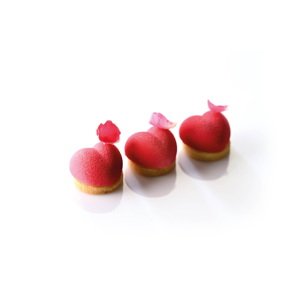 Moule silicone 'Bouchée cœur'
