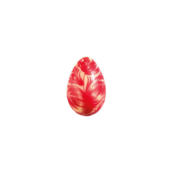 Demi-coques œufs en chocolat blanc 'Gravure'