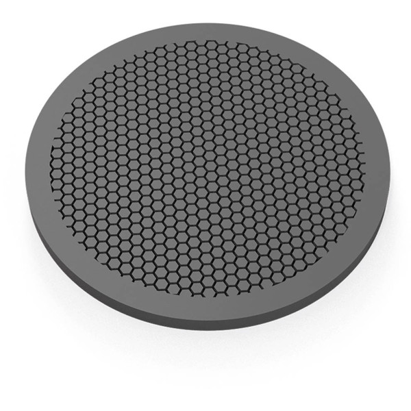 Tapis silicone 'Nid d'abeille rond'